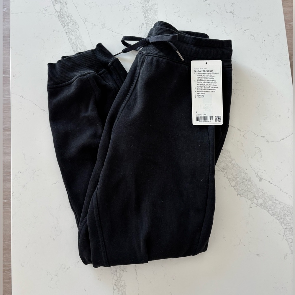 Lululemon Scuba High Rise Jogger - Black
